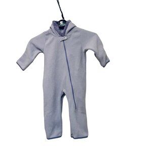 Baby DeeDee Baby Bear Bunting Purple Lavender Hooded Ears‎ Zipper 12-18 Months